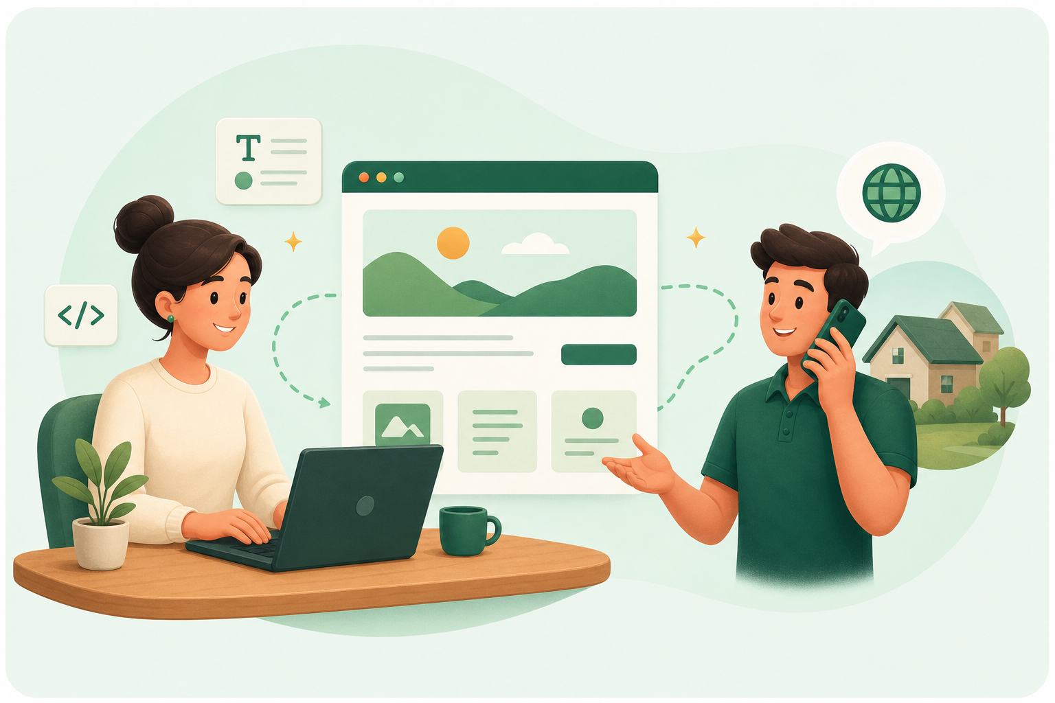 Servicii locale creare website